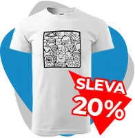 Tričko omaľovánka Tričko omaľovánka